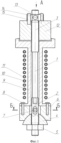 Устройство для термосиловой обработки осесимметричных деталей (патент 2381281)