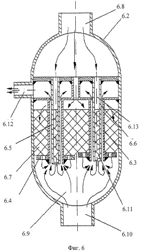 Реактор для реакции каталитической конверсии (патент 2399411)