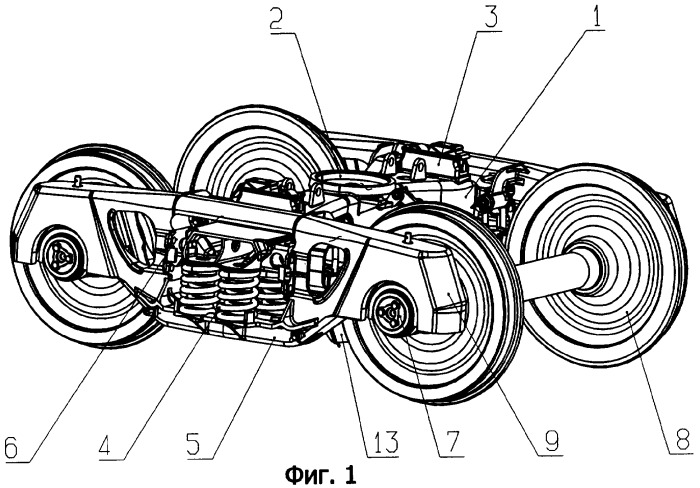 Тележка грузового вагона (патент 2292282)