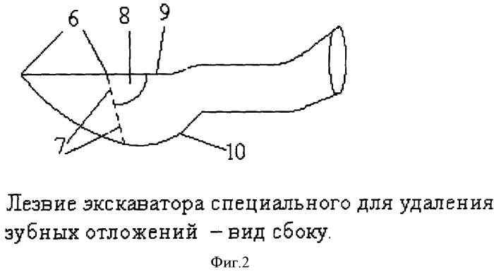 Экскаватор для удаления зубных отложений (патент 2353328)