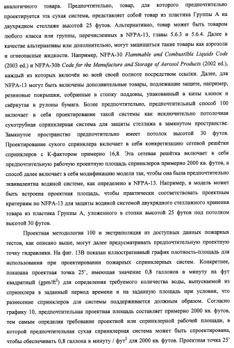 Потолочные сухие спринклерные системы и способы пожаротушения в складских помещениях (патент 2430762)