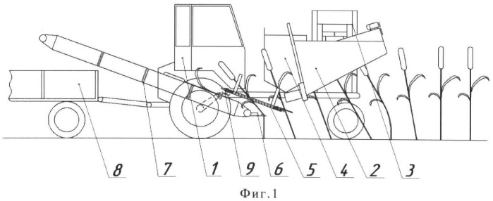 Комбайн для уборки технических культур (патент 2447642)
