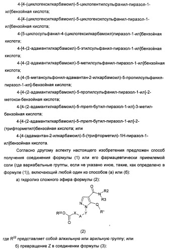 Производные пиразола в качестве ингибиторов 11-бета-hsd1 (патент 2462456)