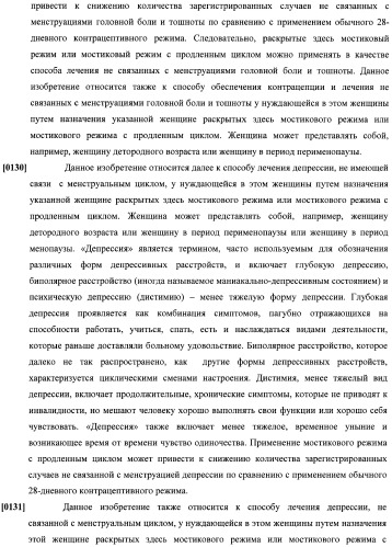 Способы гормонального лечения с применением контрацептивных режимов с непрерывным введением эстрогена (патент 2403046)