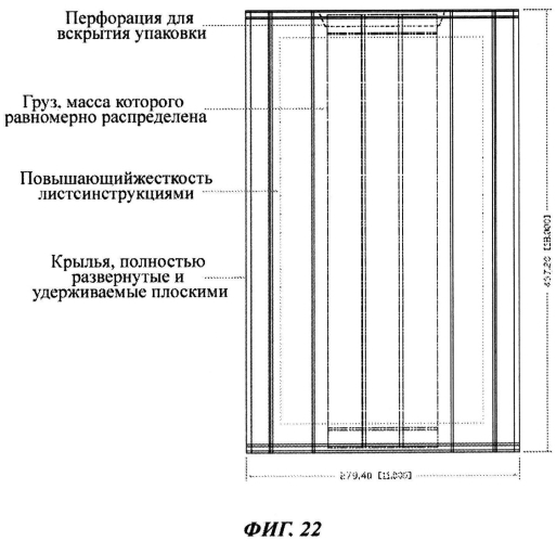 Упаковка для гуманитарных грузов, способ и система для ее изготовления (патент 2564969)