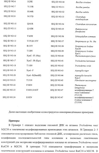 Модифицированная ксиланаза (патент 2394909)