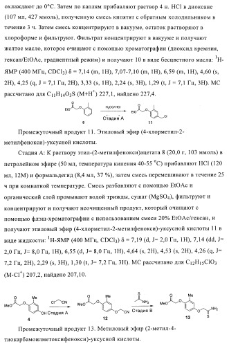 Соединения и композиции как модуляторы активированных рецепторов пролифератора пероксисомы (патент 2413723)