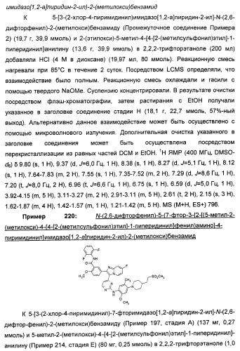 Имидазопиридиновые ингибиторы киназ (патент 2469036)