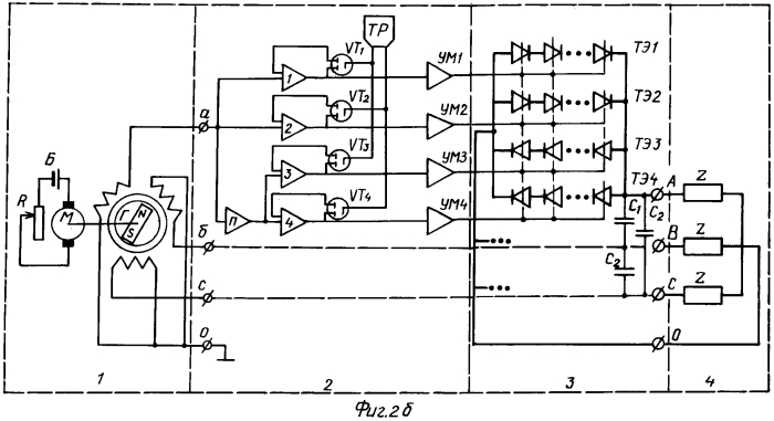 Способ прямого преобразования тепла в электрическую энергию переменного трехфазного тока (патент 2310253)