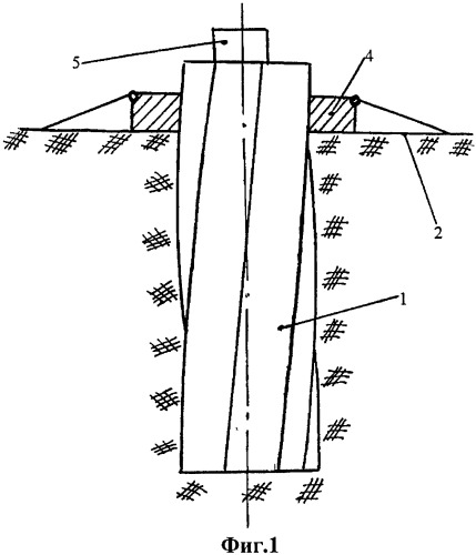 Свая винтовая (патент 2379421)