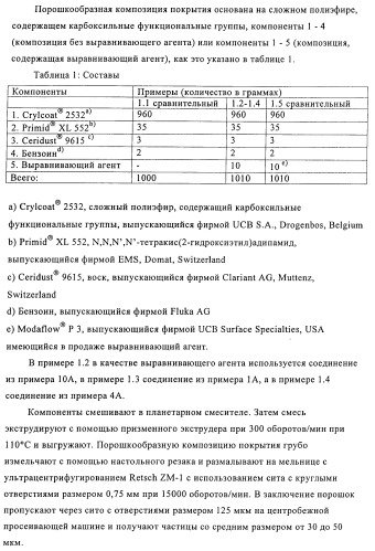 Композиции покрытий, содержащие выравнивающие агенты, полученные полимеризацией, опосредуемой нитроксилом (патент 2395551)