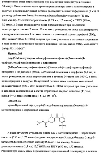 Производные 1-(2-аминобензол)пиперазина, используемые в качестве ингибиторов поглощения глицина и предназначенные для лечения психоза (патент 2354653)