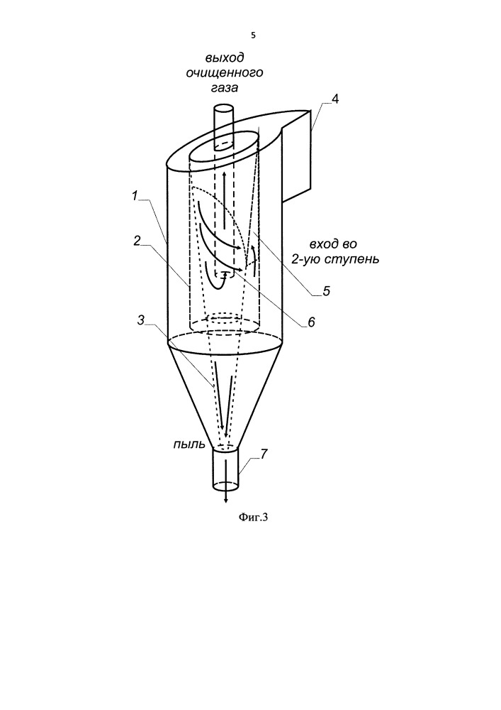 Циклон-пылеуловитель "труба в трубе" (патент 2656304)