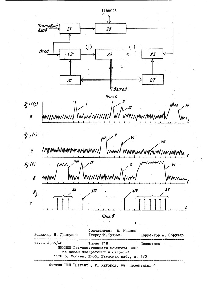 Селектор импульсных помех (патент 1166025)