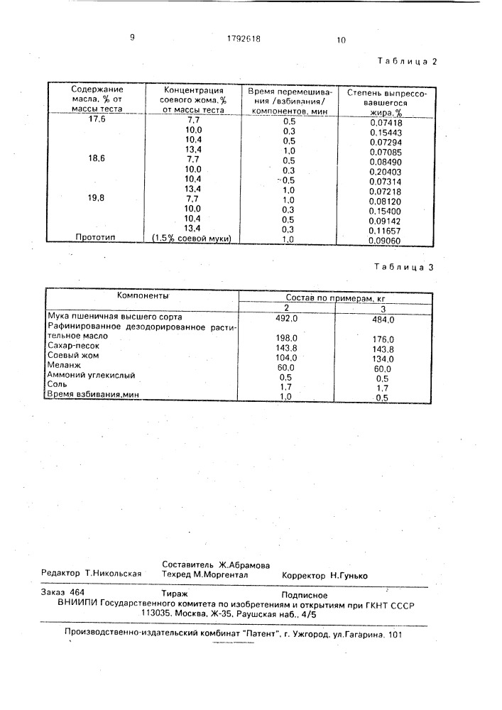 Способ производства песочного теста (патент 1792618)
