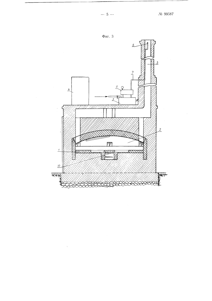 Жаровая хлебопекарная печь (патент 99587)