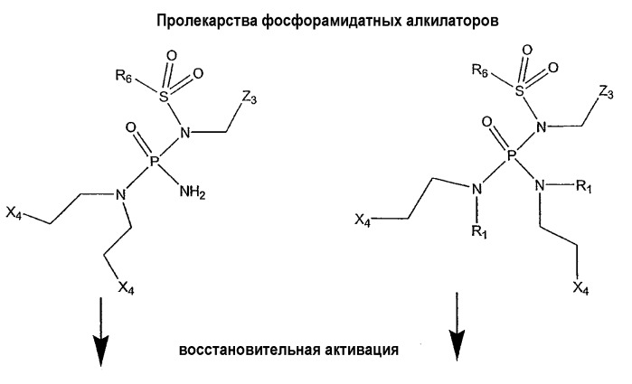 Пролекарства фосфорамидатных алкилаторов (патент 2414475)