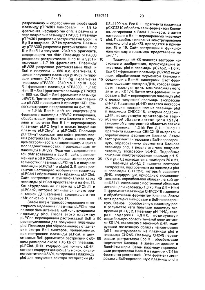Способ экспрессии цепей химерного антитела (патент 1780541)