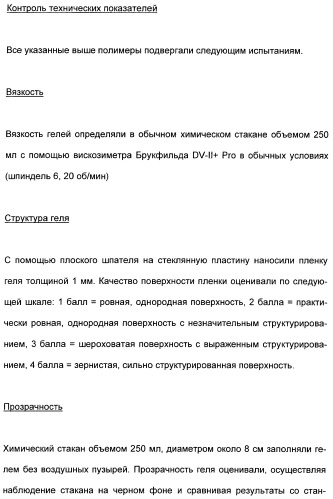 Катионные полимеры в качестве загустителей водных и спиртовых композиций (патент 2485140)