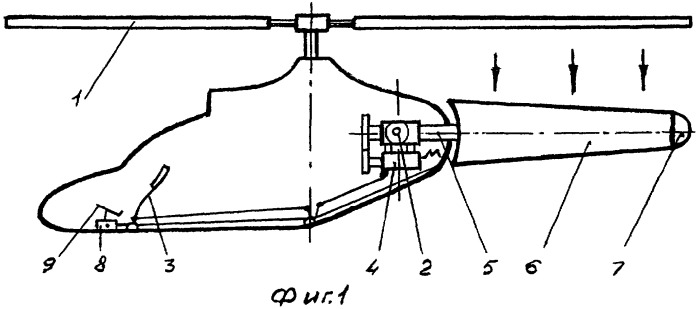 Вертолет с роторным компенсатором реактивного момента (патент 2282565)