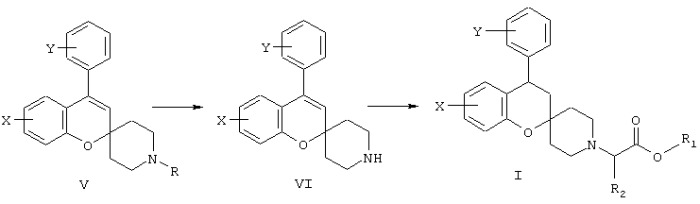 Производные спиро(2h-1-бензопиран-2,4`-пиперидина) как ингибиторы транспорта глицина (патент 2250211)