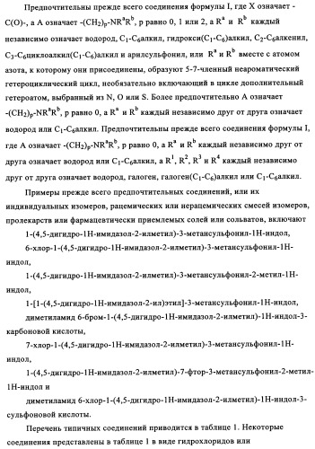 Замещенные индолы и фармацевтическая композиция, обладающая агонистической активностью в отношении альфа-1a/l адренорецептора (патент 2337909)