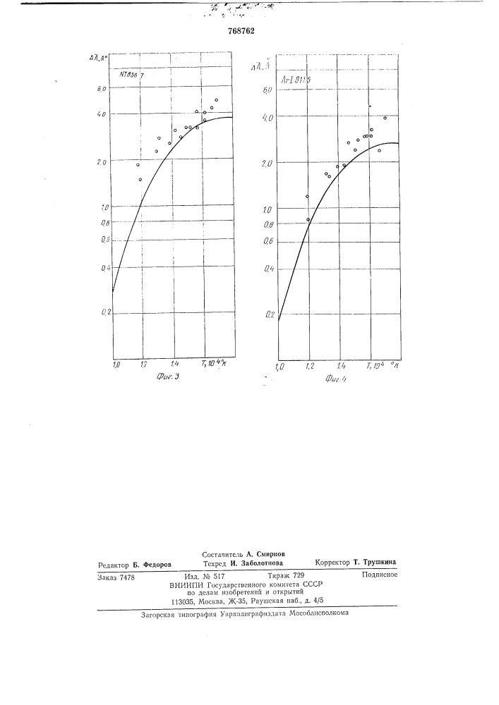 Способ измерения полуширины спектральной линии (патент 768762)