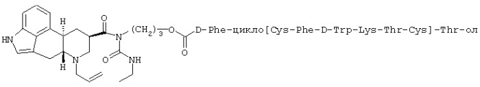 Химерные аналоги соматостатина-дофамина (патент 2277539)