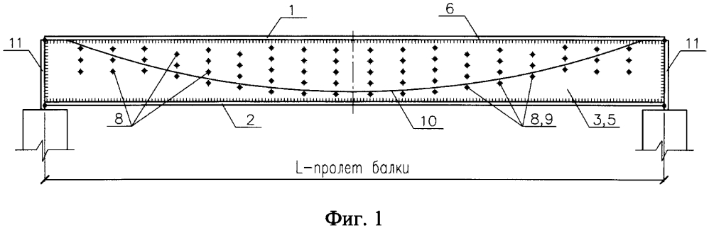 Сталебетонная балка (патент 2627810)