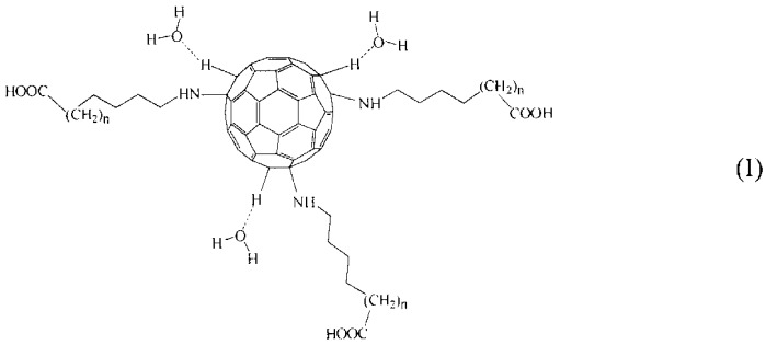 Гидратированные n-фуллерен-аминокислоты, способ их получения и фармацевтические композиции на их основе (патент 2458046)