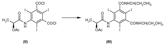 Способ получения йодированного контрастного агента (патент 2493146)
