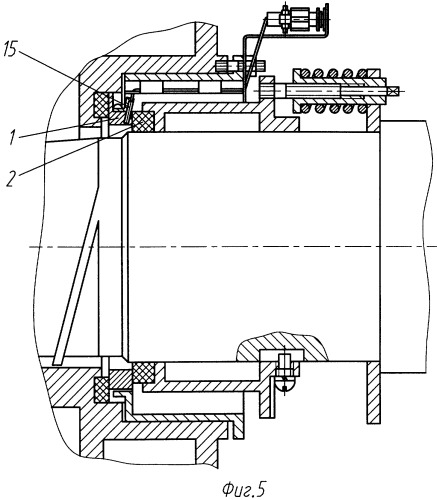 Торцовое уплотнение вала смесителя взрывчатого состава и способ пропитки уплотнительного кольца из войлока для торцового уплотнения вала смесителя взрывчатого состава (патент 2310636)