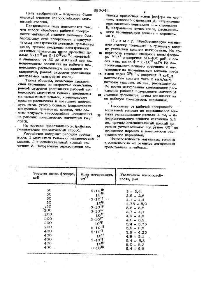 Способ обработки рабочей поверхности магнитной головки (патент 886044)