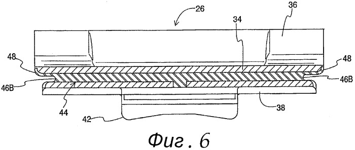 Низкопрофильные подушка, работающая на сдвиг, и адаптер (патент 2542685)