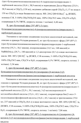 3,4-замещенные производные пирролидина для лечения гипертензии (патент 2419606)