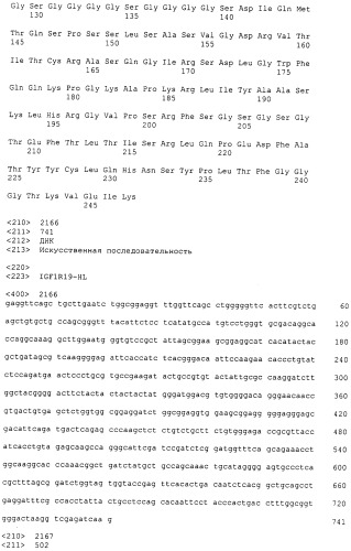 Pscaxcd3, cd19xcd3, c-metxcd3, эндосиалинxcd3, epcamxcd3, igf-1rxcd3 или fap-альфаxcd3 биспецифическое одноцепочечное антитело с межвидовой специфичностью (патент 2547600)