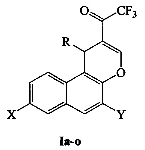 Способ получения 1-(1н-бензохромен-2-ил)-2,2,2-трифторэтанонов (патент 2662439)