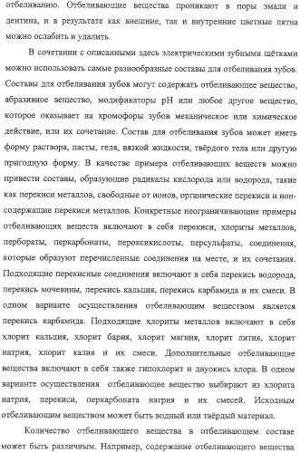 Электрические зубные щетки, излучающие свет с высокой интенсивностью (патент 2322215)