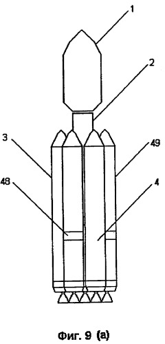 Ракета-носитель модульного типа ( варианты) (патент 2291817)