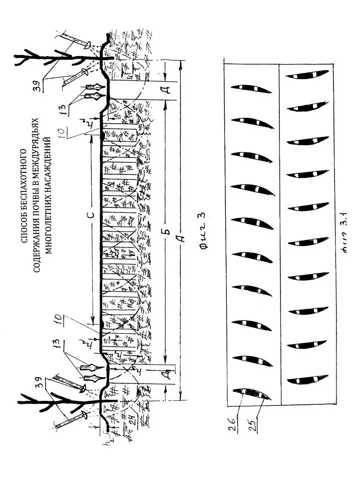 Способ беспахотного содержания почвы в междурядьях многолетних насаждений (патент 2609284)