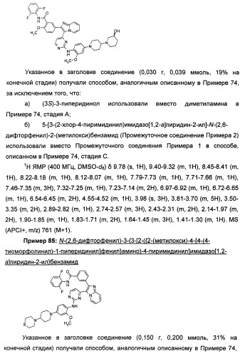 Имидазопиридиновые ингибиторы киназ (патент 2469036)