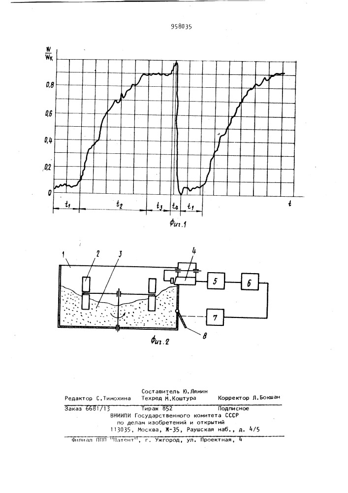Способ приготовления формовочной смеси (патент 958035)