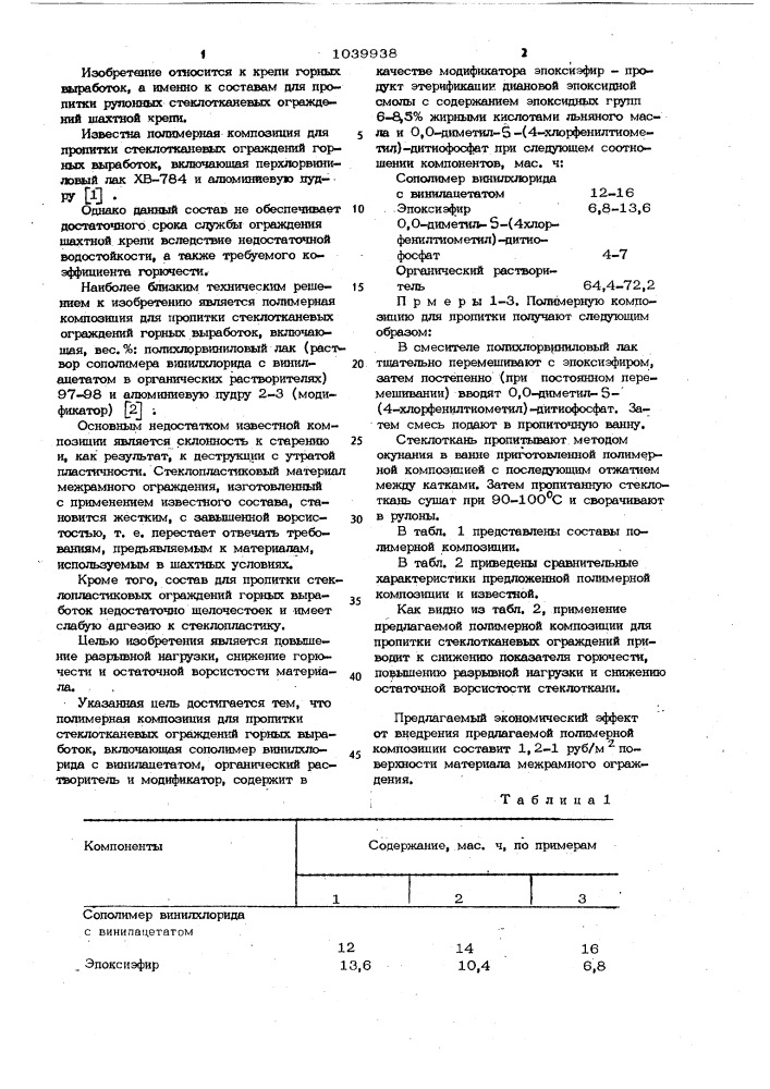 Полимерная композиция (патент 1039938)