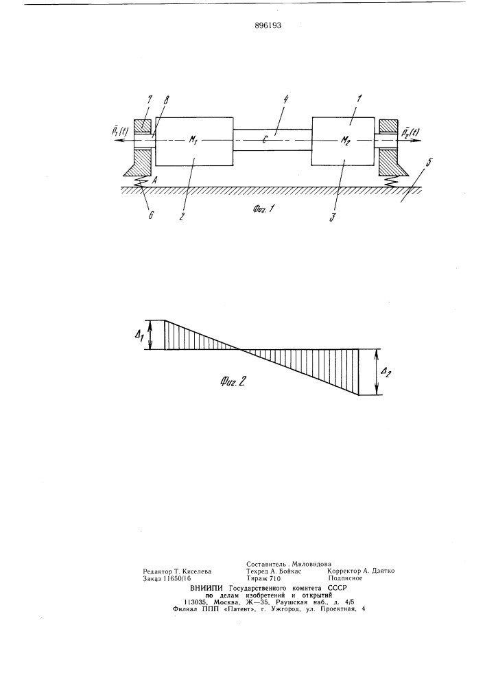 Способ виброизоляции фундамента от колебаний машины (патент 896193)