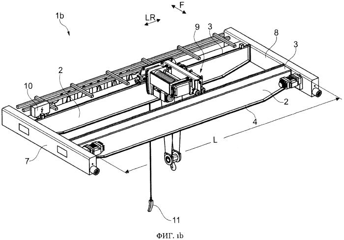 Подъёмный кран, в частности мостовой или козловый кран, с крановой балкой (патент 2574299)