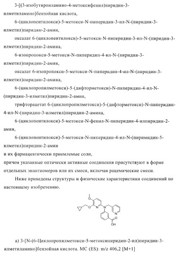 Ингибиторы фосфодиэстеразы 4, включая аналоги n-замещенного диариламина (патент 2388750)