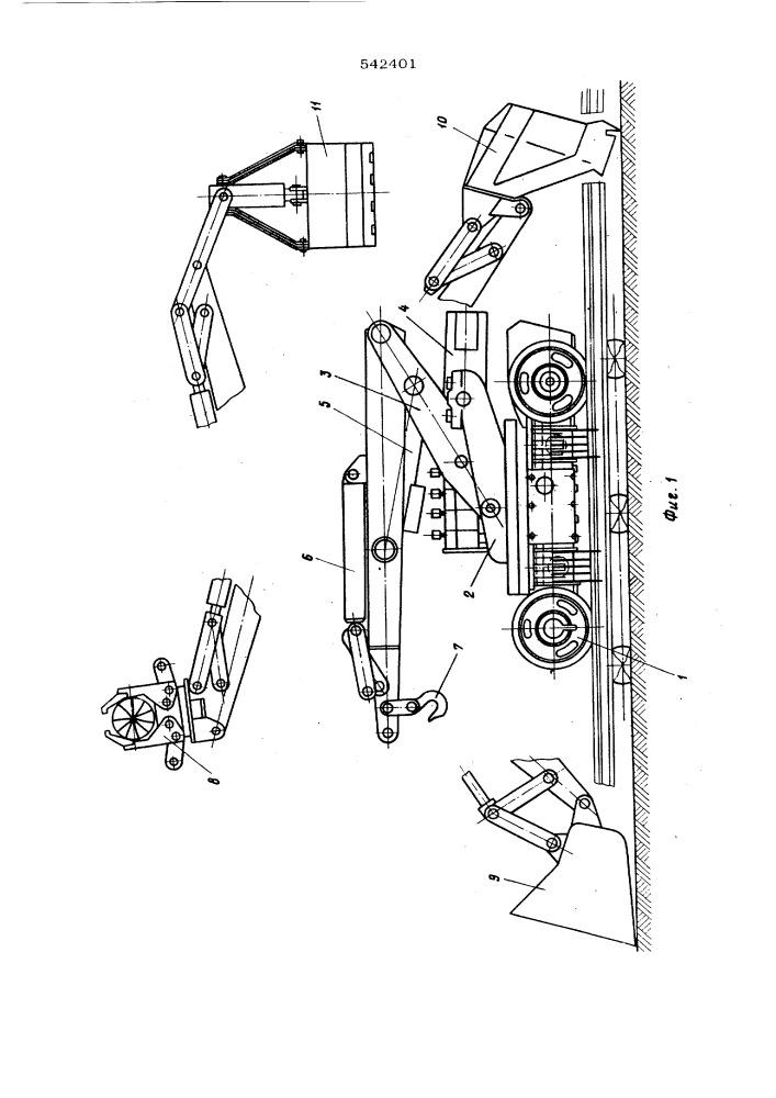 Ходовая тележка шахтного крана (патент 542401)