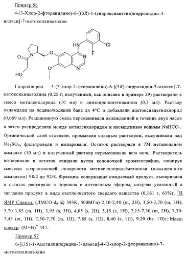 Производные 4-анилино-хиназолина, способ их получения (варианты), фармацевтическая композиция, способ ингибирования пролиферативного действия и способ лечения рака у теплокровного животного (патент 2345989)