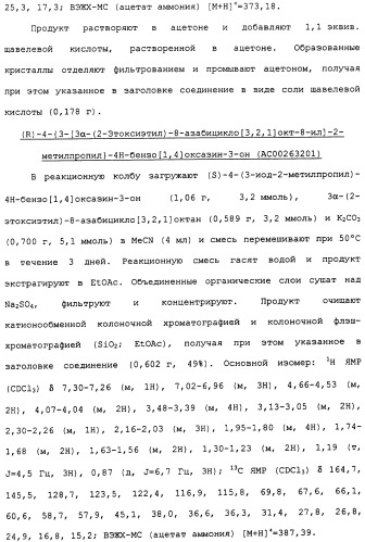 Аналоги тетрагидрохинолина в качестве мускариновых агонистов (патент 2434865)