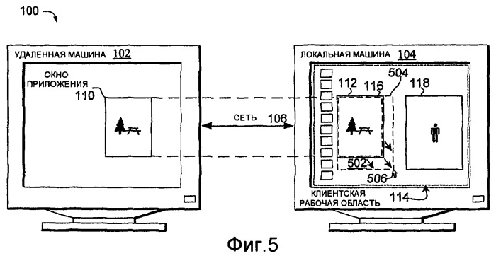 Предоставление возможности применения команды изменения графического окна к дистанционно сгенерированному графическому окну (патент 2420797)